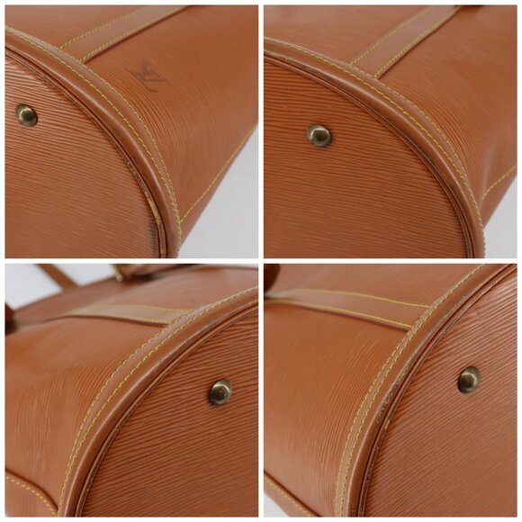 LOUIS VUITTON Epi Bucket GM Shoulder Bag SPO Beige LV Auth 147993 - Picture 14 of 16